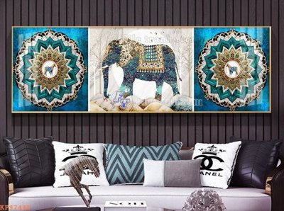 File tranh gốc File tranh hiện đại pha lê gương KF97448 (bản quyền) độc đáo