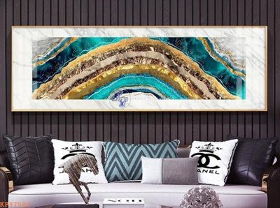 File gốc File tranh hiện đại pha lê gương KF97503 (in lụa) tranh mã đáo