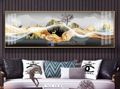 Mua file tranh gốc File tranh hiện đại pha lê gương KF97510 tại Filetranh.com