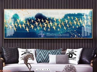 Download file File tranh hiện đại pha lê gương KF97524 (gốc) in mica cao cấp