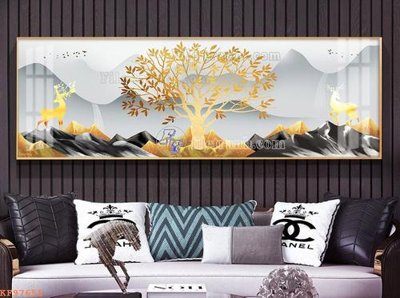 File tranh File tranh hiện đại pha lê gương KF97655 (gốc) chủ đề trừu tượng