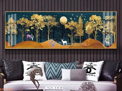 Download file File tranh hiện đại pha lê gương KF97688 (gốc) in mica bàn thờ