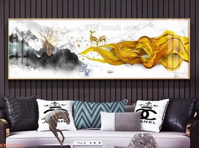 File tranh File tranh hiện đại pha lê gương KF97690 (ảnh gốc) in trần 3D