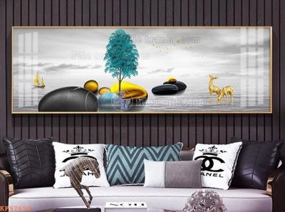 Chi tiết file tranh tráng gương File tranh hiện đại pha lê gương KF97692 (ảnh gốc)