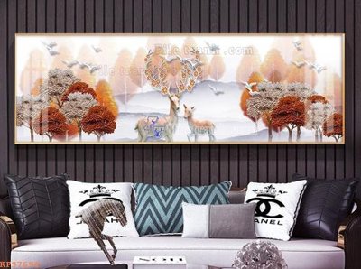 File gốc File tranh hiện đại pha lê gương KF97694 (dành cho trang trí nội thất)