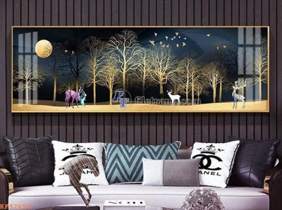 Ảnh gốc file in lụa File tranh hiện đại pha lê gương KF97695 chi tiết