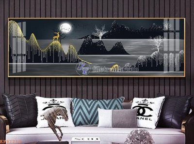 Tải file gốc File tranh hiện đại pha lê gương KF97719 (để in lụa)