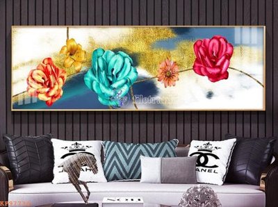 Tải file File tranh hiện đại pha lê gương KF97734 (gốc) chủ đề phong thủy