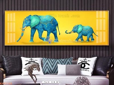 File gốc File tranh hiện đại pha lê gương KF97765 (in mica) làm quà tặng