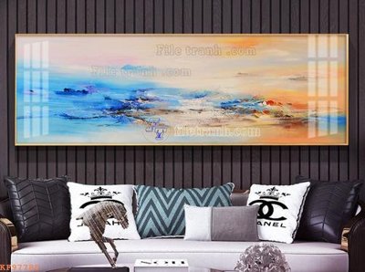 File in trần File tranh hiện đại pha lê gương KF97780 (bản gốc) 5D