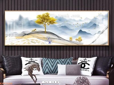 Ảnh gốc File tranh hiện đại pha lê gương KF97840 (độ nét cao) in mica