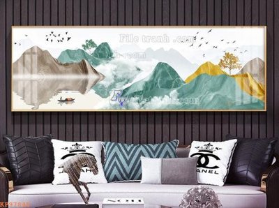 File gốc File tranh hiện đại pha lê gương KF97845 (vector) cho in ấn