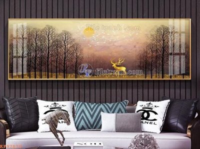 File tranh quảng cáo File tranh hiện đại pha lê gương KF97879 (download file gốc)