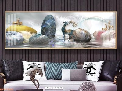 Tải file File tranh hiện đại pha lê gương KF97882 (gốc) làm file thiết kế