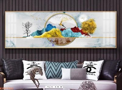 File tranh File tranh hiện đại pha lê gương KF97902 (bản gốc) in lụa 3D