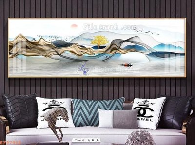 File tranh File tranh hiện đại pha lê gương KF97908 (ảnh gốc) không bị mờ