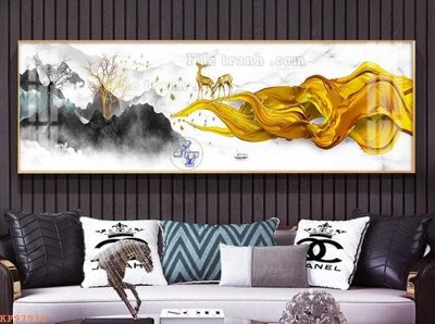 File tranh File tranh hiện đại pha lê gương KF97915 (ảnh gốc) in trần 3D