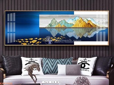 File gốc File tranh hiện đại pha lê gương KF97936 cho in ấn và thiết kế