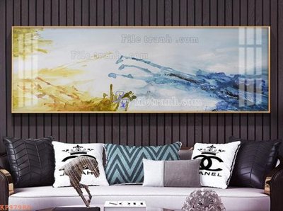 Ảnh gốc File tranh hiện đại pha lê gương KF97984 (nét căng) in mica