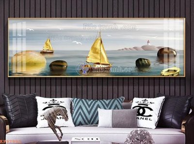 File gốc File tranh hiện đại pha lê gương KF97992 (in lụa) họa tiết 3D