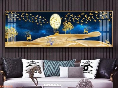 File tranh in tráng gương File tranh hiện đại pha lê gương KF98056 (siêu nét)