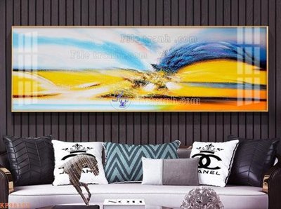 File in lụa File tranh hiện đại pha lê gương KF98103 (tân cổ điển) File tranh hiện đại pha lê gương KF98103