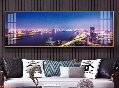 File tranh File tranh hiện đại pha lê gương KF98125 (ảnh gốc) in trần 3D