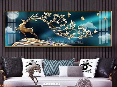 File PSD File tranh hiện đại pha lê gương KF98139 (gốc) cho designer