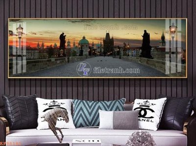 File ảnh File tranh hiện đại pha lê gương KF98142 (gốc) in Hiflex