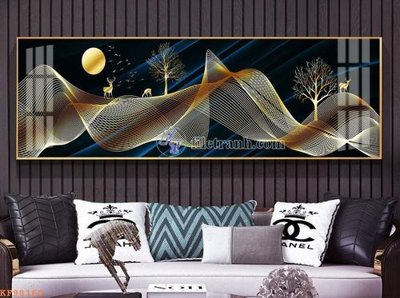 File in mica File tranh hiện đại pha lê gương KF98160 (bản gốc) sắc sảo