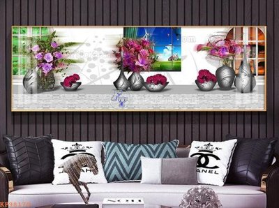 File gốc File tranh hiện đại pha lê gương KF98179 (in ấn) màu sắc trung thực