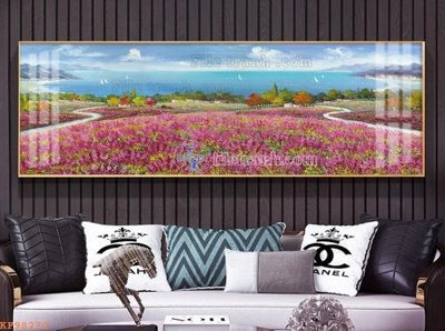 Ảnh gốc File tranh hiện đại pha lê gương KF98272 (nét căng) in mica