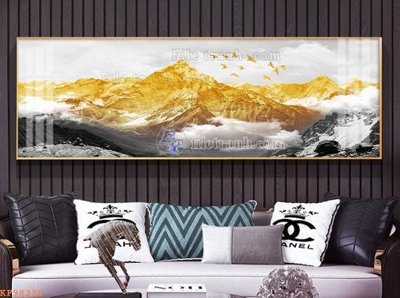 File tranh in tráng gương File tranh hiện đại pha lê gương KF98325 (siêu nét)