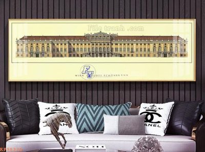 File tranh File tranh hiện đại pha lê gương KF98326 (bản gốc) trang trí văn phòng