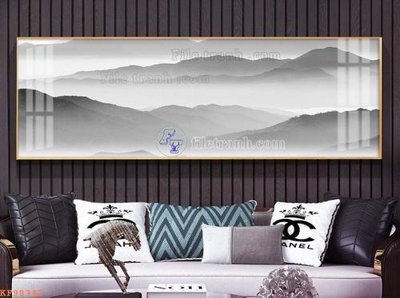 File in trần File tranh hiện đại pha lê gương KF98343 (bản gốc 3D) sống động