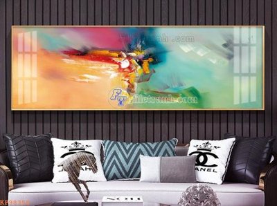 File tranh File tranh hiện đại pha lê gương KF98350 (bản gốc) in lụa 3D