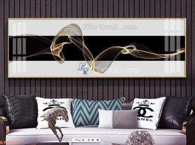 File tranh File tranh hiện đại pha lê gương KF98399 (gốc) chủ đề trừu tượng