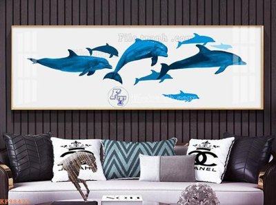 File ảnh File tranh hiện đại pha lê gương KF98421 (gốc) dùng in Pano