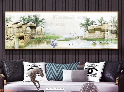 File gốc File tranh hiện đại pha lê gương KF98484 (in tráng gương) nghệ thuật