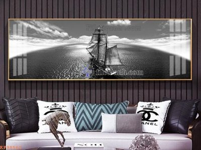 Download file File tranh hiện đại pha lê gương KF98563 (gốc) in mica đèn LED