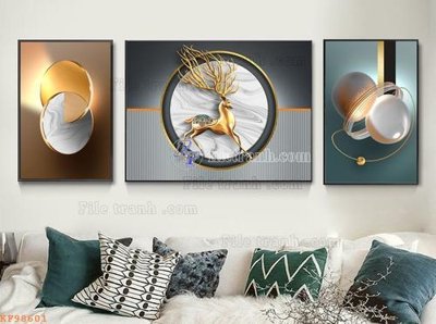 File gốc File tranh hiện đại pha lê gương KF98601 (PNG) trong suốt (transparent)