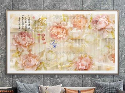 File in ấn File tranh hiện đại pha lê gương KF98660 (bản gốc) sắc nét