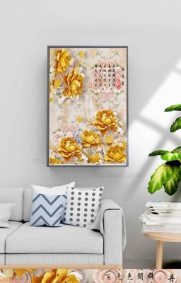 File PSD File tranh hiện đại pha lê gương KF98664 (bản gốc) độ phân giải cao