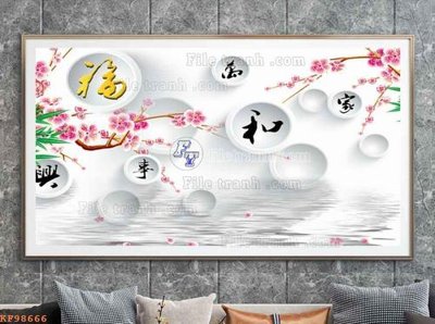 Mua file ảnh gốc File tranh hiện đại pha lê gương KF98666 (chất lượng cao)