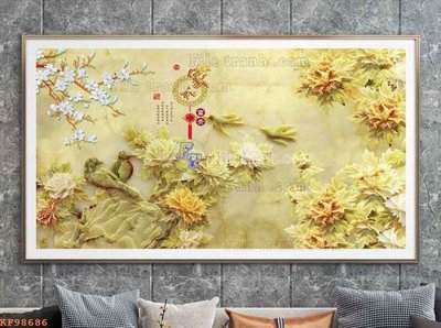 File gốc File tranh hiện đại pha lê gương KF98686 (PSD/TIFF) độ phân giải cao