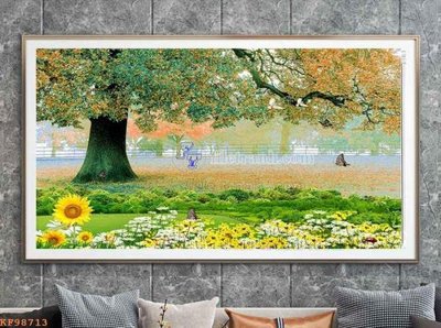 File tranh File tranh hiện đại pha lê gương KF98713 (gốc) chủ đề động vật