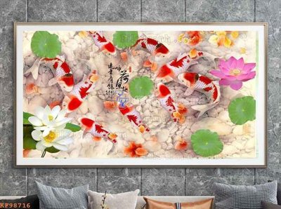 File in ấn File tranh hiện đại pha lê gương KF98716 (bản gốc) cao cấp