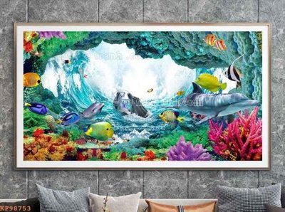 File PSD File tranh hiện đại pha lê gương KF98753 (bản gốc) chất lượng nhất