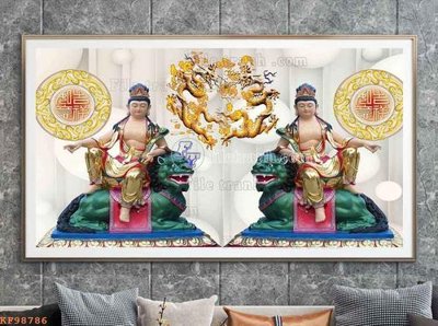 File gốc File tranh hiện đại pha lê gương KF98786 (dành cho trang trí nội thất)