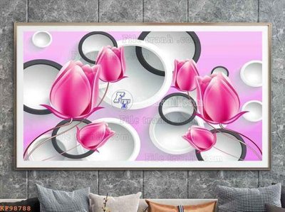 File ảnh File tranh hiện đại pha lê gương KF98788 (gốc) cho trang trí nhà hàng